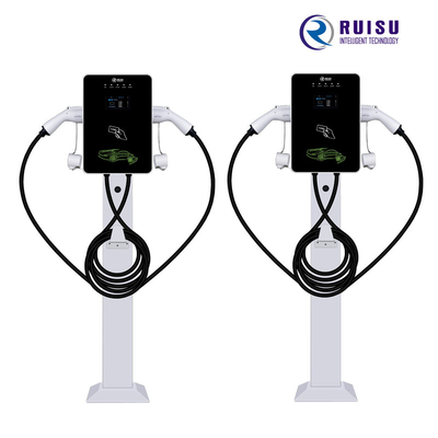 14KW 32A AC EV Caricatore monofase Tipo 2 Supporto da pavimento con cavo da 5 m