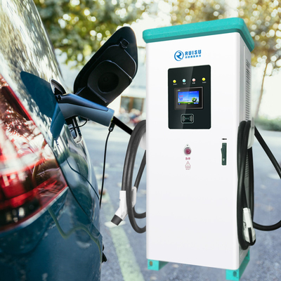 Caricabatterie EV pubblico commerciale da 180 kW a ricarica rapida con doppie pistole