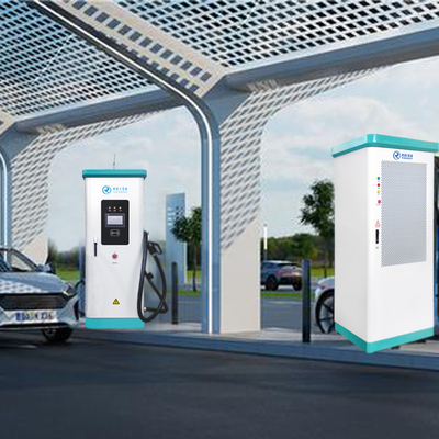 Stazioni di ricarica rapida EV montate a pavimento, punti di ricarica per auto pubbliche spaccate 480KW
