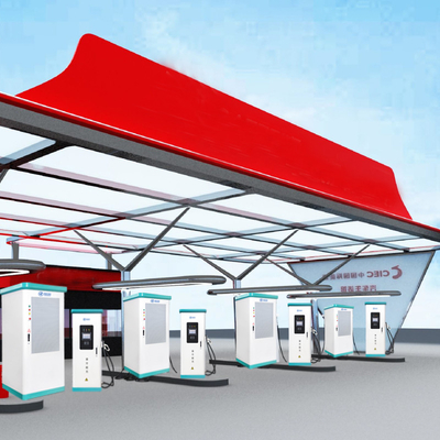 Caricatore veloce eccellente dei veicoli del binario 4G Eelectric di funzionamento della stazione di carico OCPP1.6J di 480KW EV
