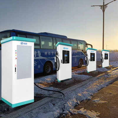 Tipo diviso 720kw 600kw della stazione di ricarica per veicoli elettrici all'aperto con raffreddamento a liquido