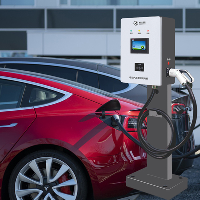 Caricabatterie EV DC Fast 30kw con connettore singolo Ccs tipo 2 touch screen da 7 pollici