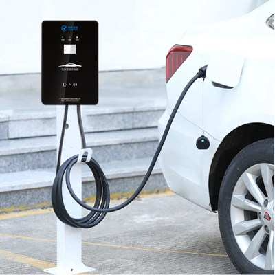 7KW 32A Caricabatterie AC EV Tipo 2 Supporto monofase Pagamento con carta RFID